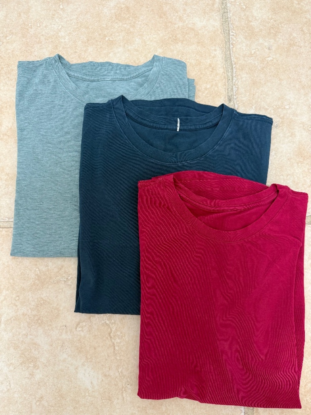 Lululemon T-shirts - set of 3. Size US6.